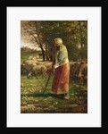 The Little Shepherdess by Jean-Francois Millet
