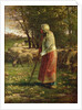 The Little Shepherdess by Jean-Francois Millet
