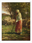 The Little Shepherdess by Jean-Francois Millet