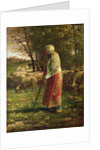 The Little Shepherdess by Jean-Francois Millet