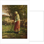 The Little Shepherdess by Jean-Francois Millet