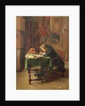 Young Man Writing, 1852 by Jean-Louis Ernest Meissonier
