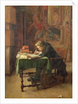 Young Man Writing, 1852 by Jean-Louis Ernest Meissonier