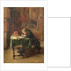 Young Man Writing, 1852 by Jean-Louis Ernest Meissonier