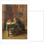 Young Man Writing, 1852 by Jean-Louis Ernest Meissonier