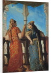 Jewish Women at the Balcony, Algiers, 1849 by Theodore Chasseriau