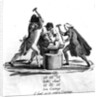 The Three Orders, forging the New Constitution on an Anvil, 1789 by French School
