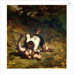 The Thieves and the Donkey, c.1858-60 by Honore Daumier