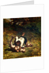 The Thieves and the Donkey, c.1858-60 by Honore Daumier