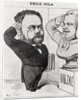 Caricature of Emile Zola Saluting a Bust of Honore de Balzac, 1878 by Andre Gill