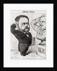 Caricature of Emile Zola Saluting a Bust of Honore de Balzac, 1878 by Andre Gill
