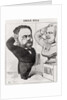 Caricature of Emile Zola Saluting a Bust of Honore de Balzac, 1878 by Andre Gill