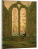 Ruins of the Oybin Monastery 1835-40 by Caspar David Friedrich