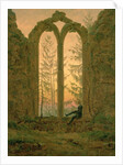 Ruins of the Oybin Monastery 1835-40 by Caspar David Friedrich