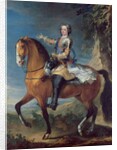 Equestrian Portrait of Louis XV at the age of thirteen, 1723 by C. & Van Loo J. B. Parrocel