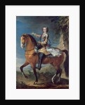 Equestrian Portrait of Louis XV at the age of thirteen, 1723 by C. & Van Loo J. B. Parrocel