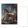 Equestrian Portrait of Louis XV at the age of thirteen, 1723 by C. & Van Loo J. B. Parrocel
