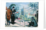 A Visit to the House of Cezanne in Aix, 1906 by Maurice Denis