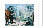 A Visit to the House of Cezanne in Aix, 1906 by Maurice Denis