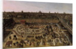 The Place Royale and the Carrousel in 1612 by French School