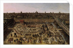 The Place Royale and the Carrousel in 1612 by French School