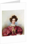 Portrait of George Sand 1830 by Candide Blaize