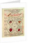 Page from the 'Canon of Medicine' by Avicenna, 14th century by Islamic School