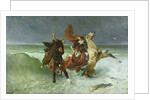 The Flight of Gradlon Mawr c.1884 by Evariste Vital Luminais