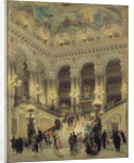 The Staircase of the Opera, 1877 by Louis Beroud