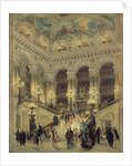 The Staircase of the Opera, 1877 by Louis Beroud