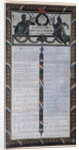 Table of the Declaration of the Rights of Man and the Citizen by French School