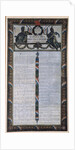 Table of the Declaration of the Rights of Man and the Citizen by French School