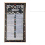 Table of the Declaration of the Rights of Man and the Citizen by French School