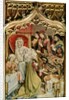 The St. Elizabeth Altarpiece, detail depicting the birth of St. Elizabeth 1474-77 by Master of the Legend of St. Elizabeth
