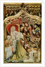 The St. Elizabeth Altarpiece, detail depicting the birth of St. Elizabeth 1474-77 by Master of the Legend of St. Elizabeth