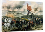 Attack at Pont de Neuilly and Courbevoie, 2nd April 1871 by French School