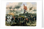 Attack at Pont de Neuilly and Courbevoie, 2nd April 1871 by French School