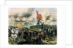 Attack at Pont de Neuilly and Courbevoie, 2nd April 1871 by French School