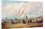 Departure of Christopher Columbus from Palos by Spanish School