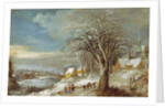 Winter Landscape by Joos or Josse de The Younger Momper