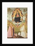 Virgin in Glory with St. Gregory and St. Benedict by Bernardino di Betto Pinturicchio