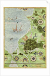 Fol.39v Map of the Magellan Straits by Guillaume Le Testu