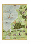 Fol.39v Map of the Magellan Straits by Guillaume Le Testu