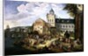 Market on the Banks of a River by Mathys Schoevaerdts