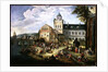 Market on the Banks of a River by Mathys Schoevaerdts
