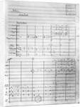 Score sheet of Act 1 of 'Pelleas and Melisande', 1902 by Claude Debussy
