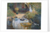 The Luncheon: Monet's garden at Argenteuil, c.1873 by Claude Monet