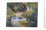 The Luncheon: Monet's garden at Argenteuil, c.1873 by Claude Monet