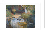 The Luncheon: Monet's garden at Argenteuil, c.1873 by Claude Monet
