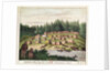 Indian Encampment on Quadra Island, Vancouver Islands by German School